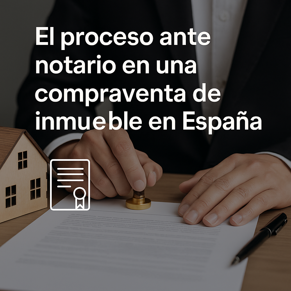 proceso ante notario en una compraventa de inmueble en España