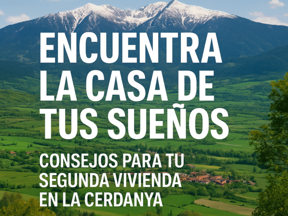 Panorámica de La Cerdanya ideal para comprar una segunda vivienda en la montaña